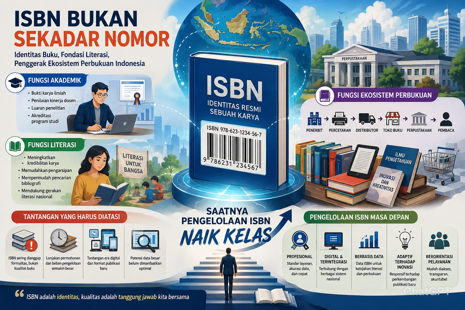 ISBN Bukan Sekadar Nomor: Saatnya Pengelolaan ISBN di Indonesia Naik Kelas