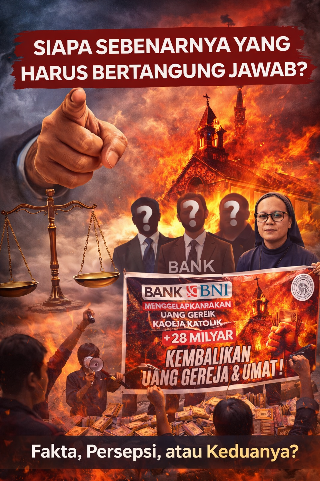 SIAPA SEBENARNYA YANG HARUS BERTANGGUNG JAWAB? HILANGNYA DANA UMAT 28 M