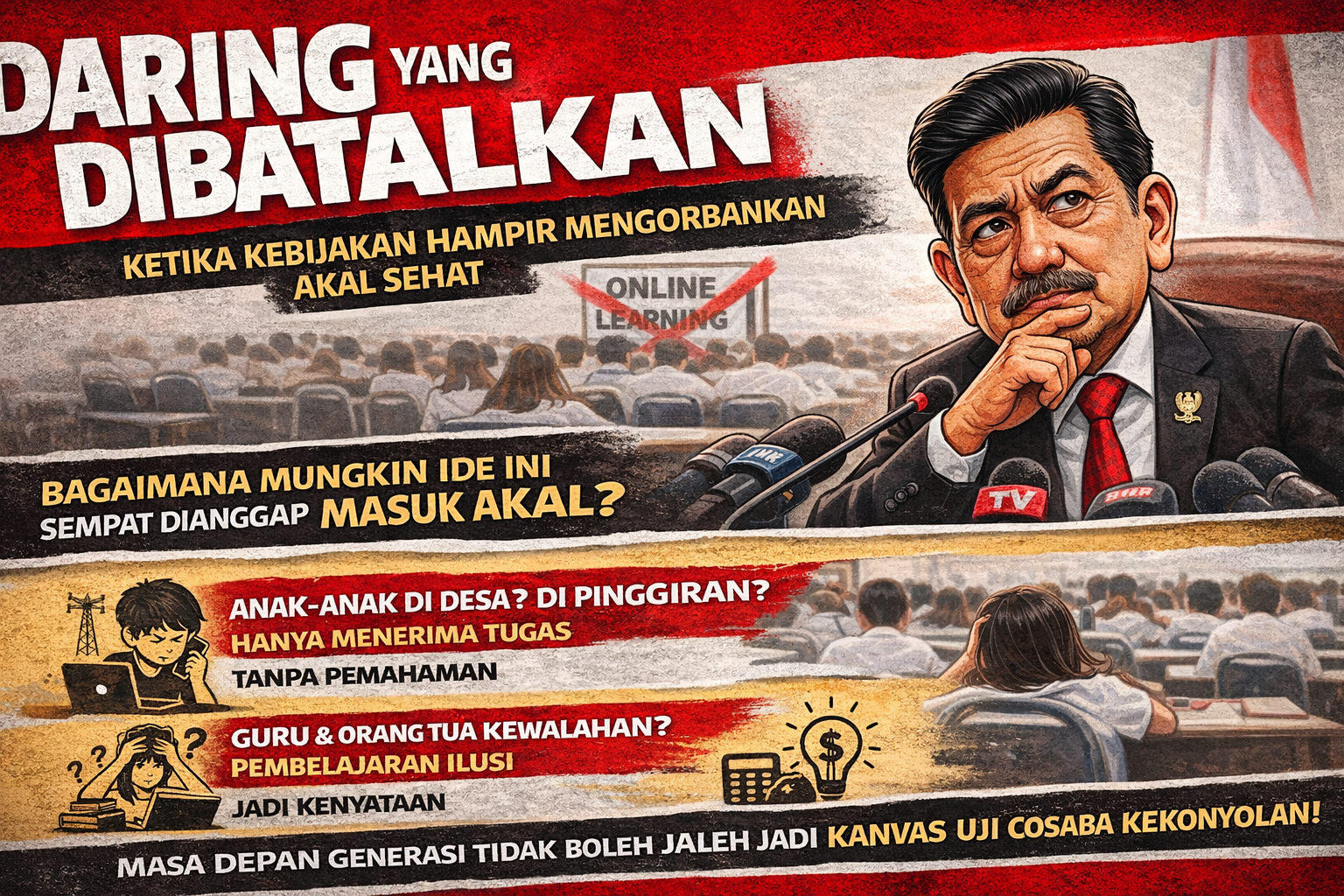 Daring yang Dibatalkan: Ketika Kebijakan Hampir Mengorbankan Akal