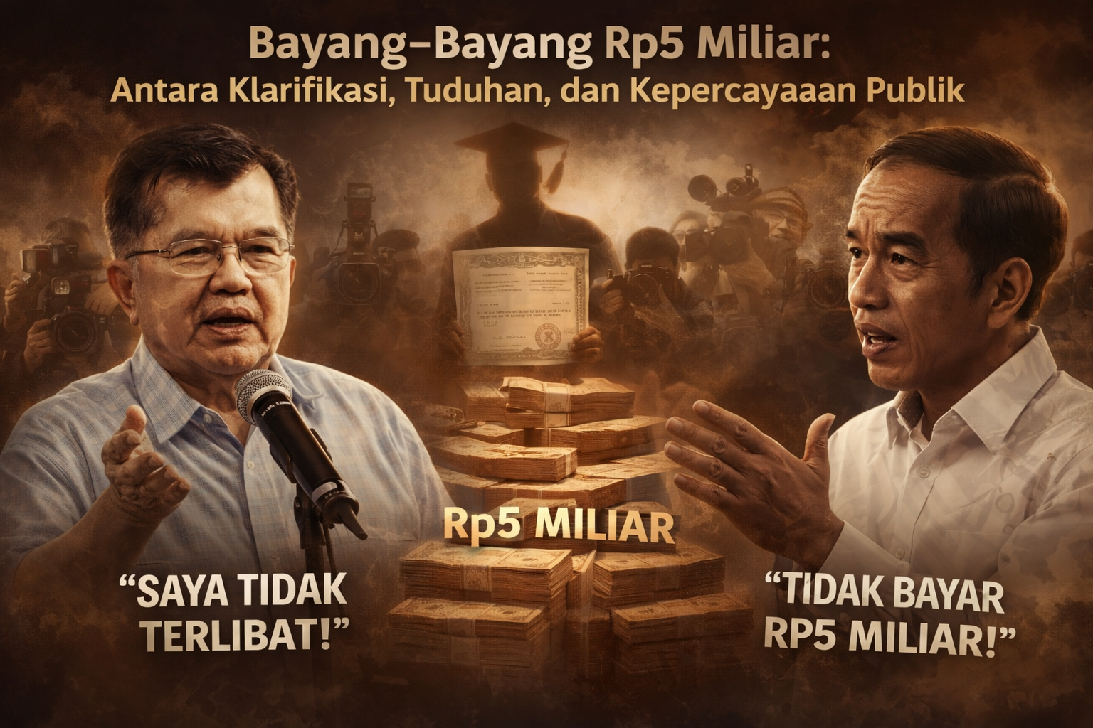 Bayang-Bayang Rp5 Miliar: Antara Klarifikasi, Tuduhan, dan Kepercayaan Publik